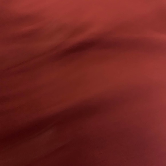 ASHLEY STEWART Red Rust‎ Ruched Velour Midi Shirt Dress - NWT - Picture 7 of 10